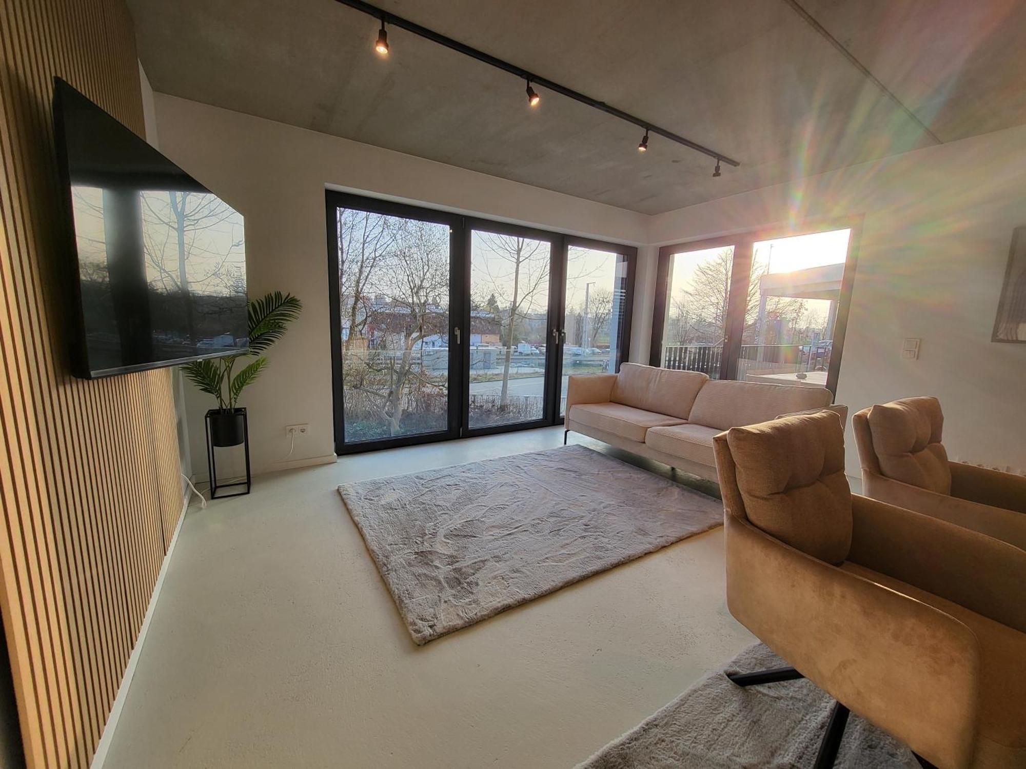 Sioux: Stilvolles Designapartment Am Bodensee Bodolz Eksteriør billede